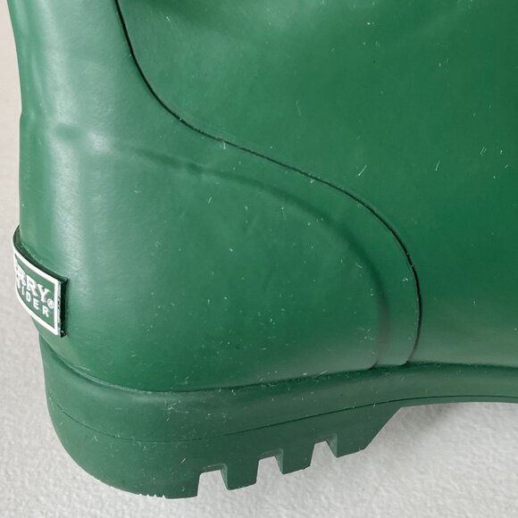 Sperry Top-Sider Nellie Green Waterproof Rubber Rain Boots Size 5 - Picture 9 of 16